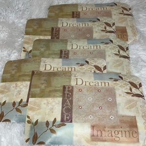 5 placemats